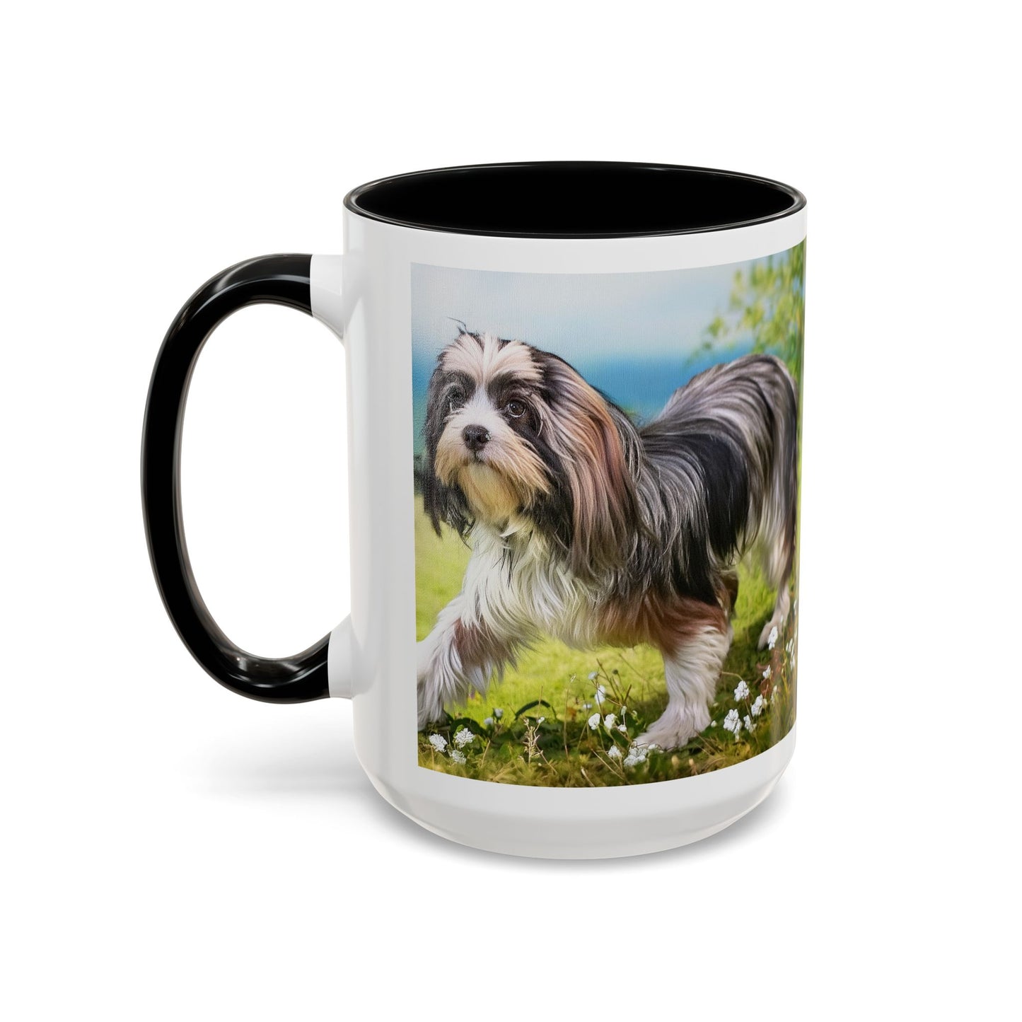 Luxurious Lowchen Ceramic Accent Mug - Two Sizes Available