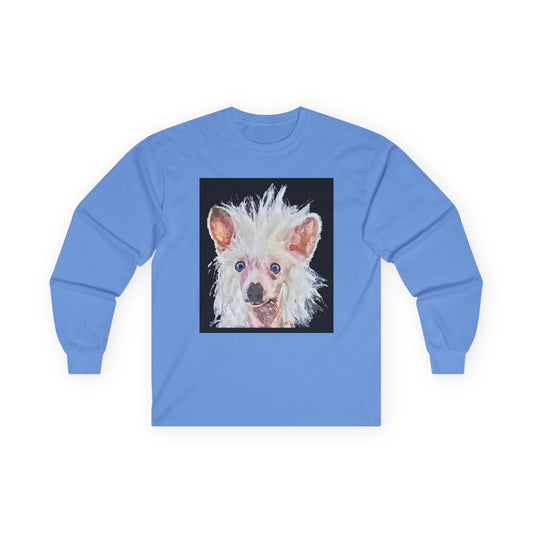 Chinese Crested Unisex Cotton Long Sleeve Tee