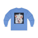 Chinese Crested Unisex Cotton Long Sleeve Tee