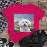 Coton de Tulear Women's Midweight Cotton Tee
