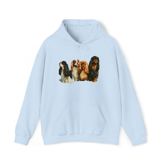 King Charles Spaniels 'Cavalier Club' Unisex 50/50 Hoodie