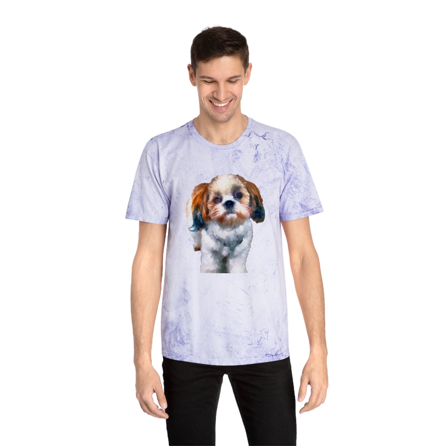 Shih-Tzu Unisex Cotton Color Blast T-Shirt