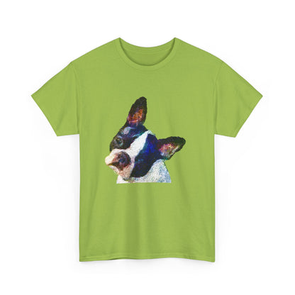 Boston Terrier 'Skipper' Unisex Heavy Cotton Tee
