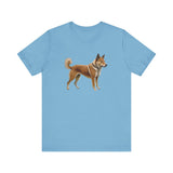 Shikoku - Japanese Hunting Dog Unisex Jersey Short Sleeve Tee