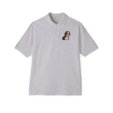 American English Coonhound - Men's Piqué Polo Shirt