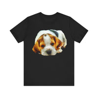 English Foxhound 'Sasha' Unisex Jersey Short Sleeve Tee