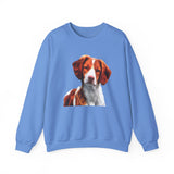 Brittany Spaniel 'Gunner' Unisex Crewneck Sweatshirt