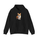 Welsh Corgie Puppy - Unisex 50/50 Hooded Sweatshirt