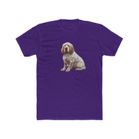 Clumber Spaniel - Men's Fitted Cotton Crew Tee