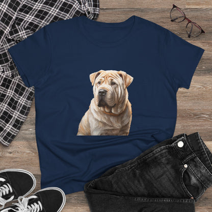 Chinese Shar-Pei Women's Midweight Cotton Tee