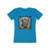 Dogue de Bordeaux Women's Luxe Slim Fit Ringspun Cotton T-Shirt