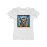 Dogue de Bordeaux Women's Luxe Slim Fit Ringspun Cotton T-Shirt