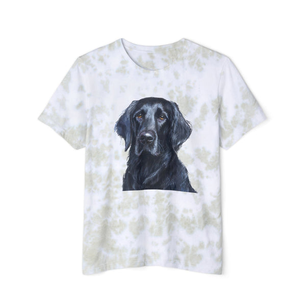 Flat-Coated Retriever Fashion Tie-Dyed T-Shirt