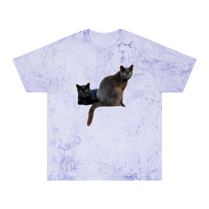 Cats of Greece  'Sifnos Sisters' Unisex Cotton  -  Color Blast T-Shirt