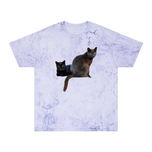 Cats of Greece  'Sifnos Sisters' Unisex Cotton  -  Color Blast T-Shirt