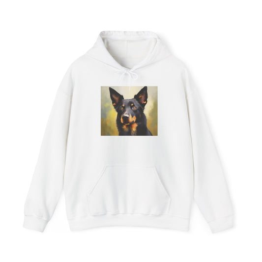Australian Kelpie Unisex 50/50 Hooded Sweatshirt