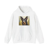 Australian Kelpie Unisex 50/50 Hooded Sweatshirt