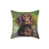 Boykin Spun Polyester Throw  Pillow