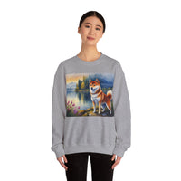 Shiba Inu Unisex 50/50 Crewneck Sweatshirt