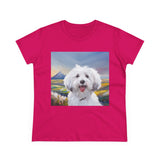 Coton de Tulear Women's Midweight Cotton Tee