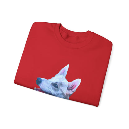 Norwegian Buhund Unisex 50/50 Crewneck Sweatshirt