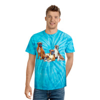 Boxer Quartet - Unisex Cotton Tie-Dye Tee, Cyclone  -