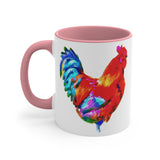 Rooster 'Craw' Accent Coffee Mug, 11oz