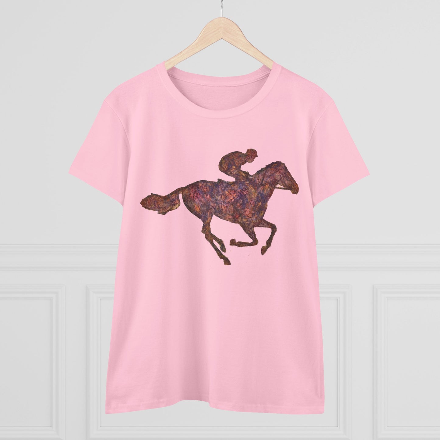Race Horse Women's Midweight Cotton Tee