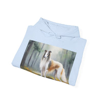 Borzoi 'Russian Wolfhound' Unisex Hooded Sweatshirt