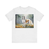 Borzoi 'Russian Wolfhound' Unisex Jersey Short Sleeve Tee