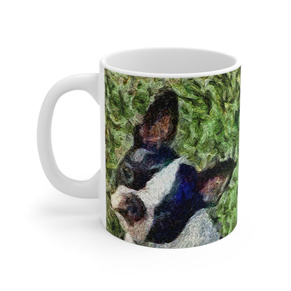 Boston Terrier 'Skipper' Ceramic Mug 11oz