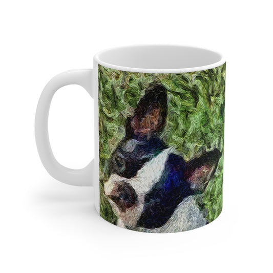 Boston Terrier 'Skipper' Ceramic Mug 11oz