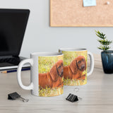 Redbone Coonhound  Ceramic Mug 11oz