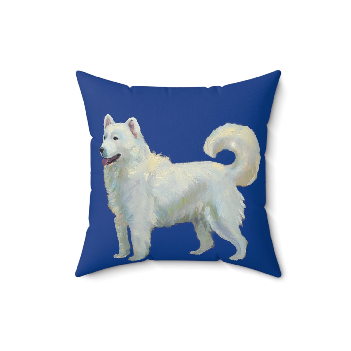 Hokkaido Spun Polyester Square Throw Pillow: Artful Comfort
