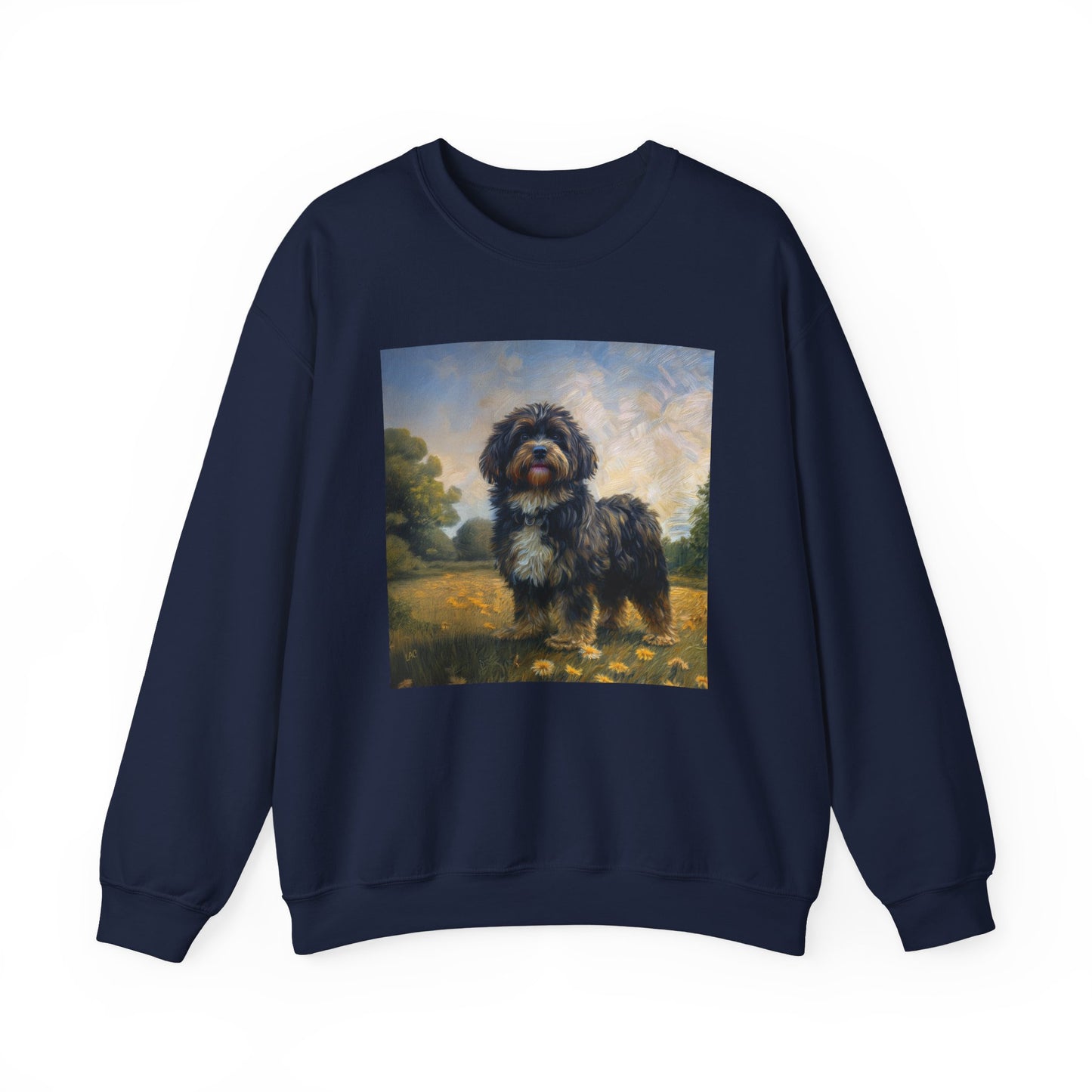 Russian Tsvetnaya Bolonka - Unisex 50/50 Crewneck Sweatshirt