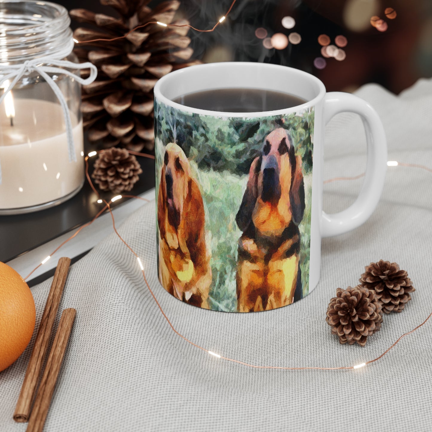 Bloodhounds 'Bear & Bubba' Ceramic Mug 11oz