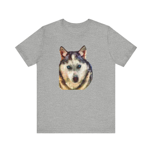 Siberian Husky 'Sacha' Unisex Jersey Short Sleeve Tee