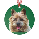 Cairn Terrier 'Toto' Metal Ornaments