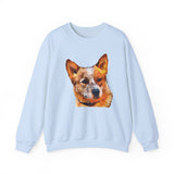 Red Heeler - Australian Cattle Dog - Unisex 50/50 Crewneck Sweatshirt