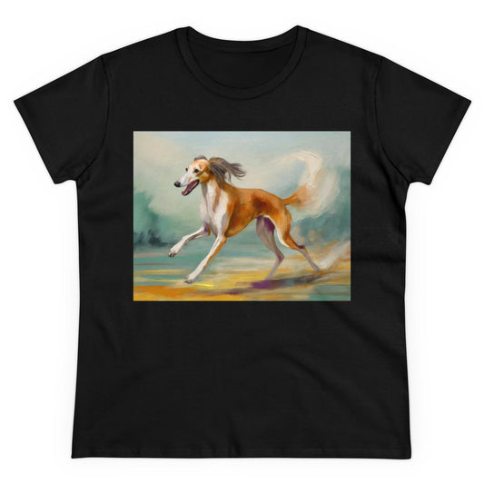 Saluki Women's Midweight Cotton Tee