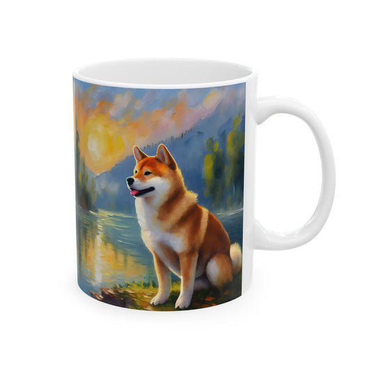 Shiba Inu Ceramic Mug - Celebrate Boldness with Every Sip