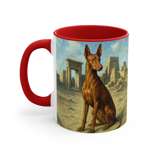 Egyptian Pharoh Hound Accent Coffee Mug, 11oz