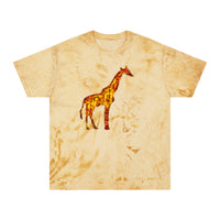 Giraffe 'Camile' Unisex Cotton Color Blast T-Shirt