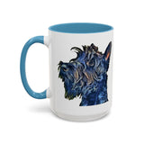 Schnauzer Ceramic Accent Coffee Mug, 2 sizes