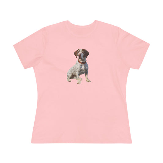 Braque du Bourbonnais Women's Relaxed Fit Cotton Tee