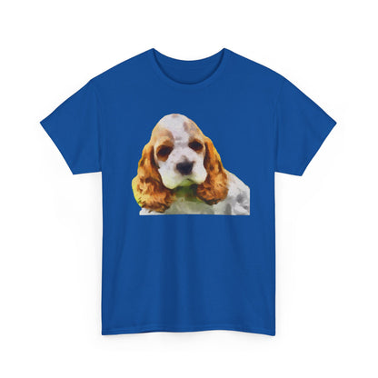Cocker Spaniel 'Hogan' Unisex Heavy Cotton Tee
