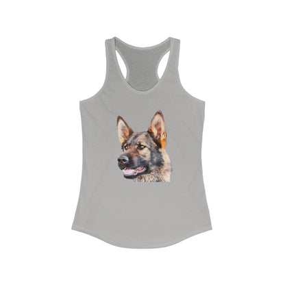 German Shepherd 'Hans' Women's Racerback Tank