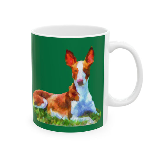 Ibizan Hound Ceramic Mug 11oz