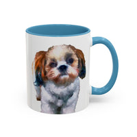 Shih-tzu Accent Ceramic Coffee Mug, 2 sizes