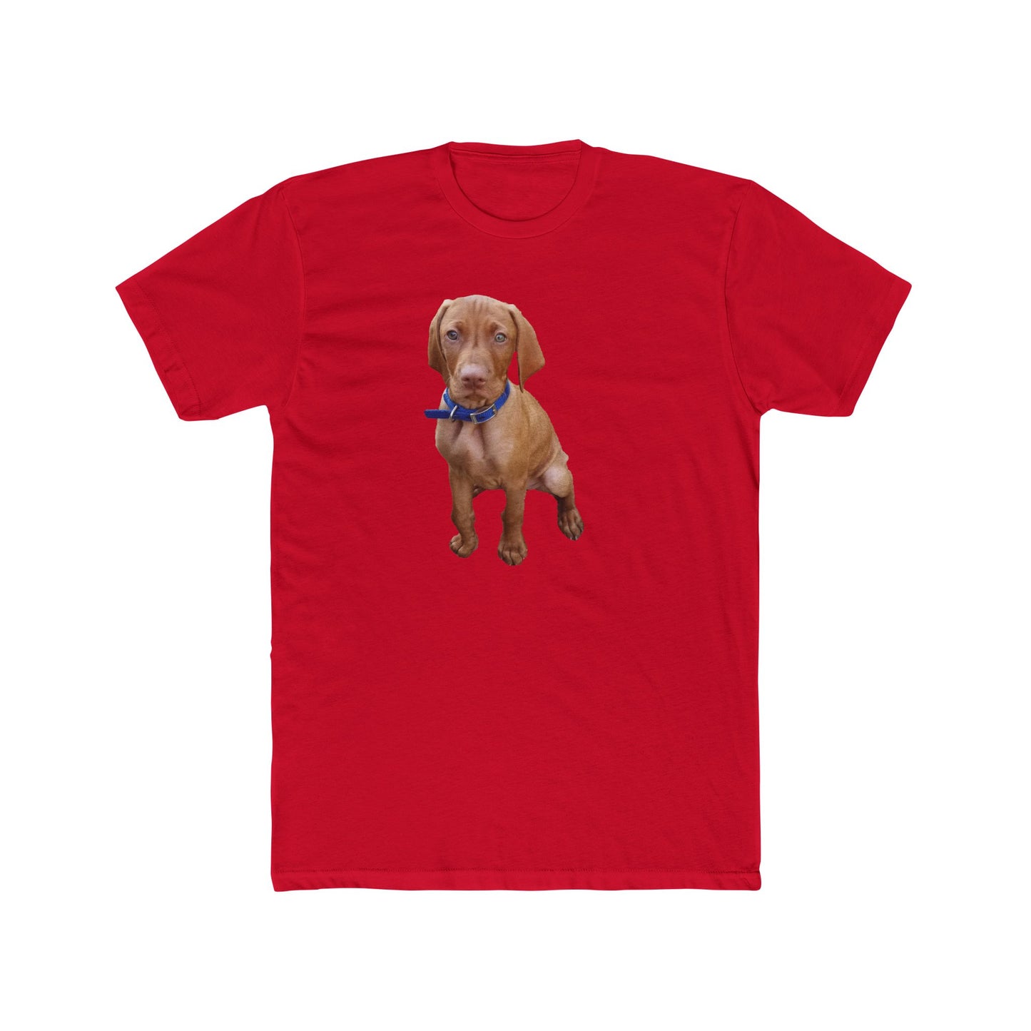 Vizsla 'Augie' Men's Cotton Crew Tee